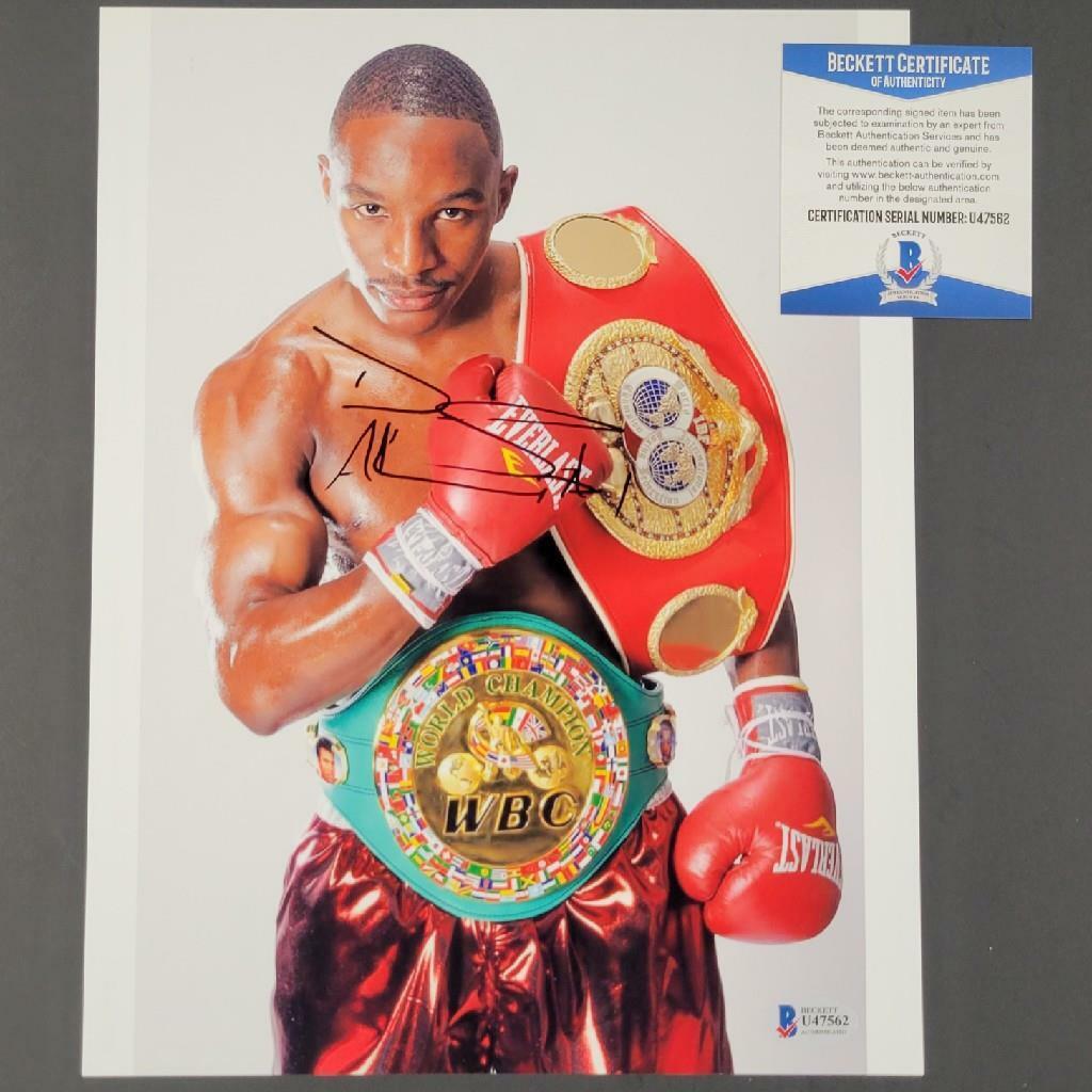 Devon Alexander signed 8.5x11 Photo Poster painting Boxing Autograph ~ Beckett BAS COA