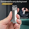 New German-made dual-axis folding nail clippers with ultra-sharp angled tips