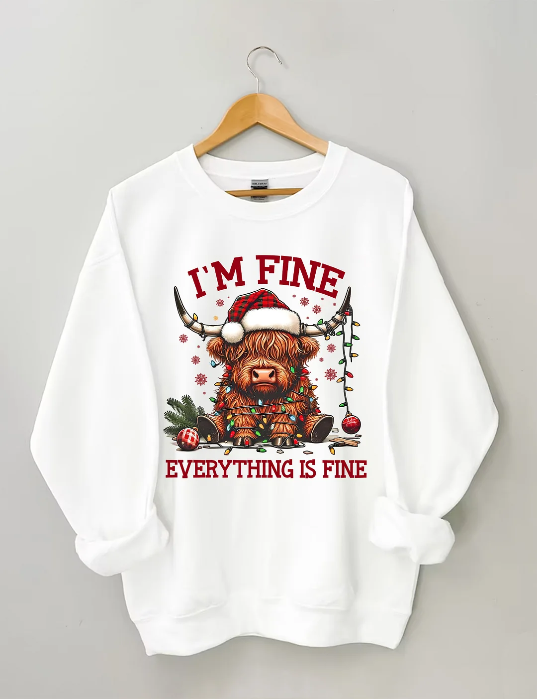 I'm Fine Everything Is Fine Sweatshirt