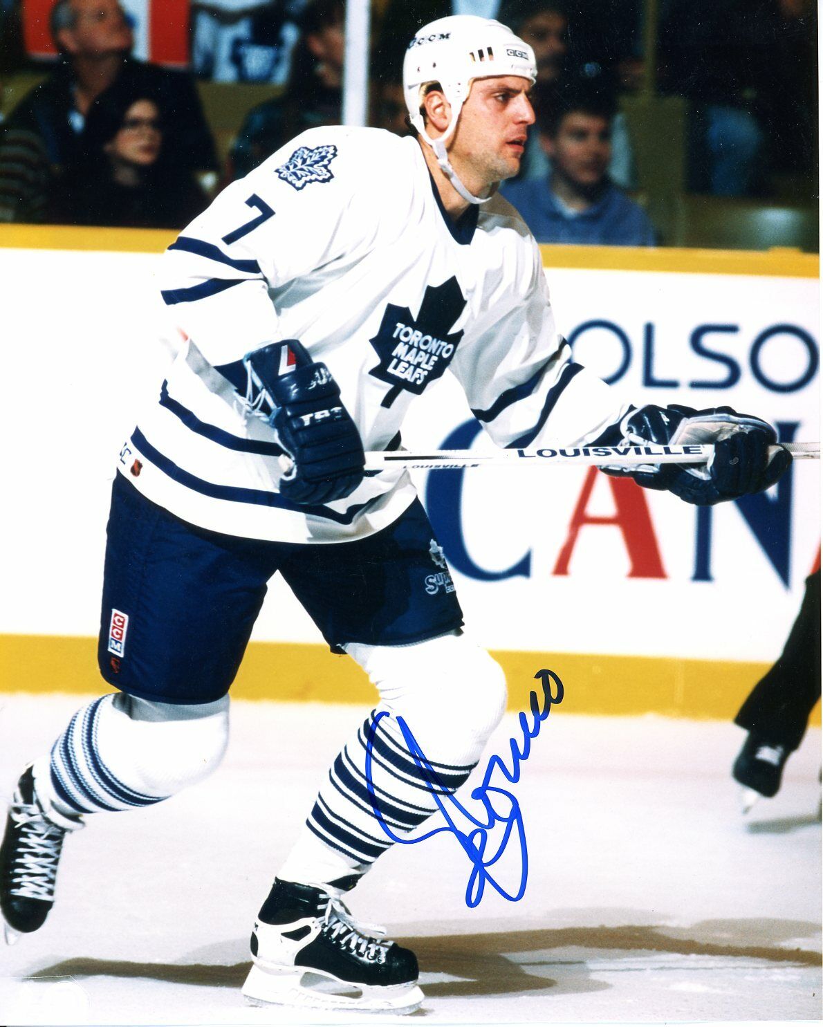 Sergio Momesso Autographed 8x10 Toronto Maple Leafs # S342