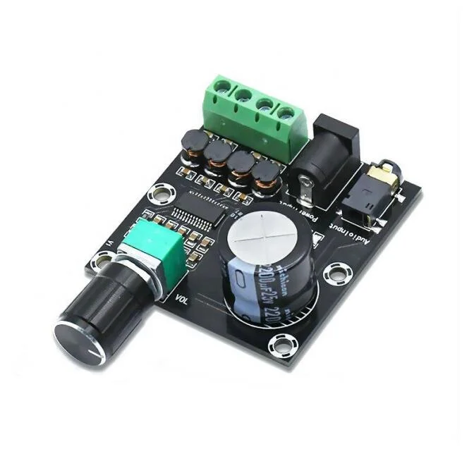 2x15W Loudspeaker DC8-24V Dual Channels Audio PAM8610 Digital Power Audio Amplifier Board