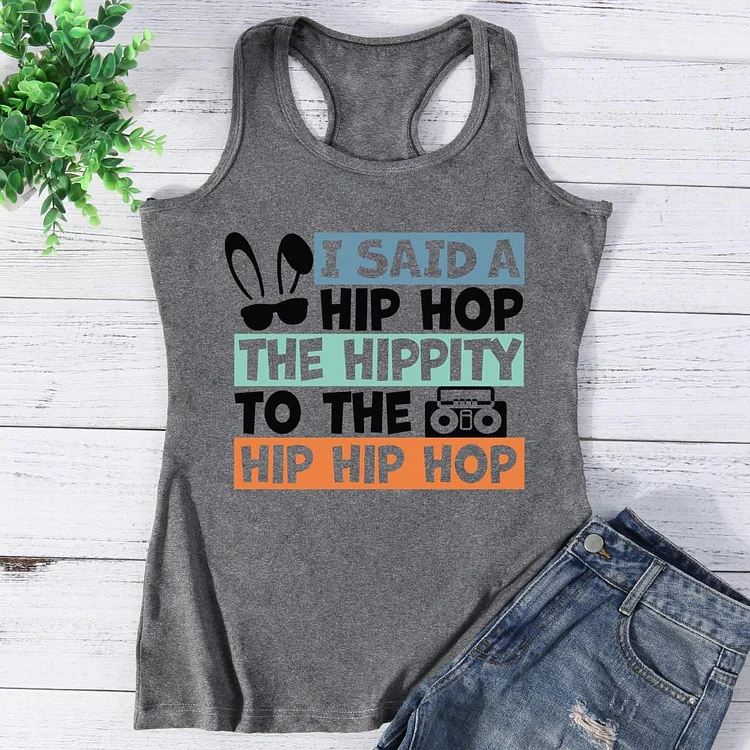 Hip Hop Bunny Easter Vest Top-Annaletters