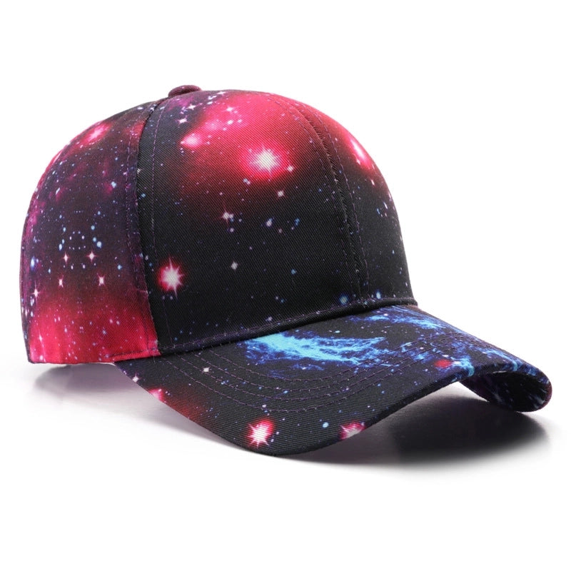Women’s Streetwear Tie Dye Curved Eaves Baseball Cap