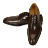 Discount Genuine Leather Out Sole Handmade Mens  Dress Shoes