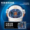 Space Capsule Astronaut Helmet Model Building Blocks Educational Assembly Toys