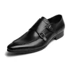 Classic Men's Double Monk Strap Shoes