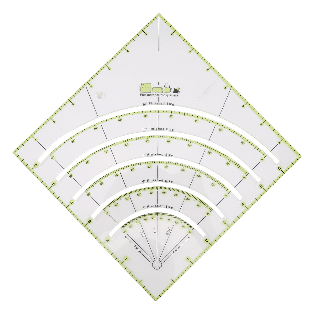 

Acrylic Ruler DIY Manual Patchwork Line Drawing Sewing Ruler Measuring Tool, 501 Original