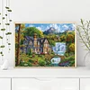 Diamond Painting -DIY Full Square Drill Waterfall House