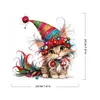 Christmas Animals-Paint by Numbers Acrylic Painting 20*20cm