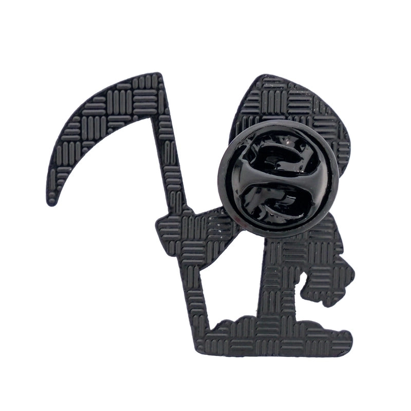 Minimalist Halloween Pattern Skull Metal Unisex Brooches