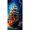 Ship - Round/Square AB Drills Diamond Painting(85*45cm)
