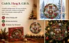 Diamond Painting Wreath Ornament Nutcracker Christmas Decor 9.45x9.45in