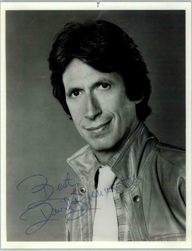 DAVID BRENNER (DECEASED) AUTOGRAPHED SIGNED 8X10 JSA COA #38730