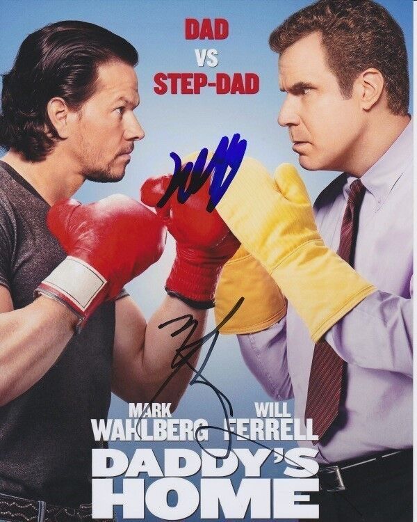 WILL FERRELL and MARK WAHLBERG signed autographed DADDY'S HOME 8x10 Photo Poster painting