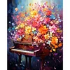 (US Only)Paint By Numbers Kit On Canvas DIY Oil Art Flower Picture Home Wall Decor40x50cm