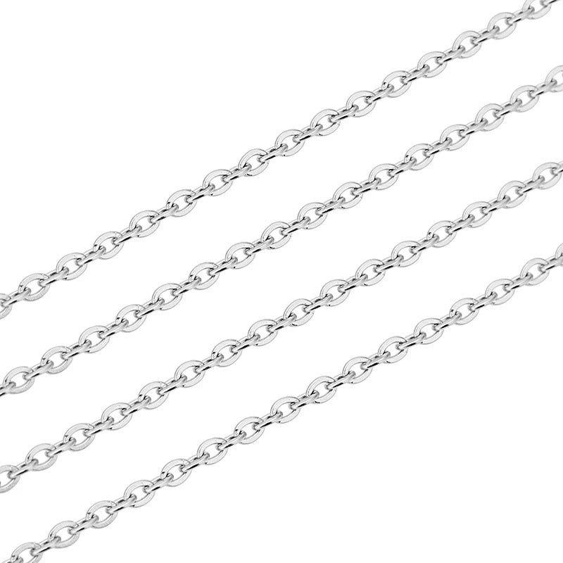 Jewelry Minimalist Classic Style Solid Color Titanium Steel Plating Necklace