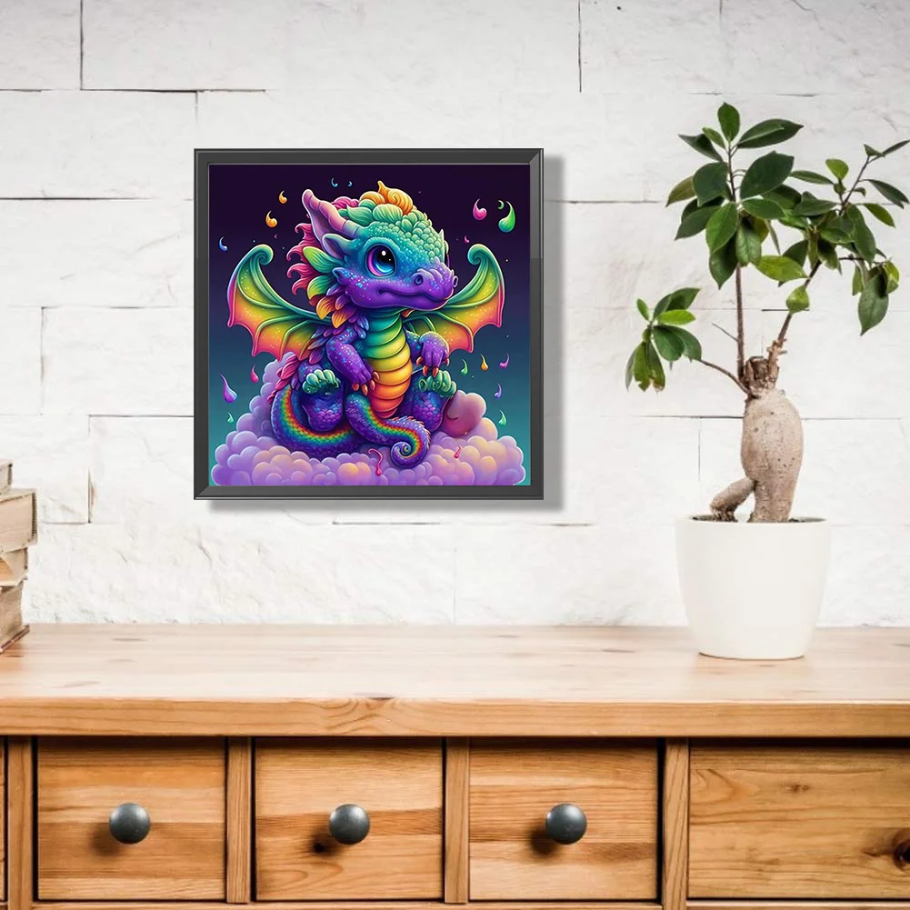 Diamond Painting - Full Round Drill - Pterosaur(30*30cm)