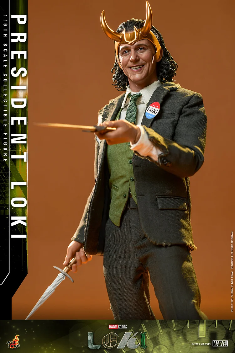 Hot Toys Loki President Loki (Main Batch) 1/6 Scale Figure Set TMS066-