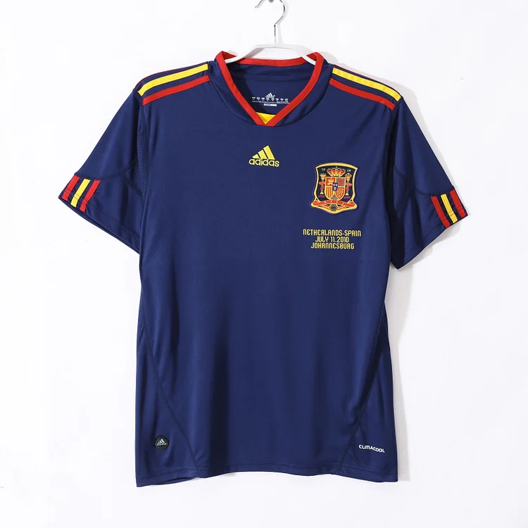 2010 Retro Spain Away Soccer Shirt