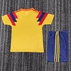 1990 Retro Colombia National Home Football Shirt 1:1 Thai Quality Kids Size love fball