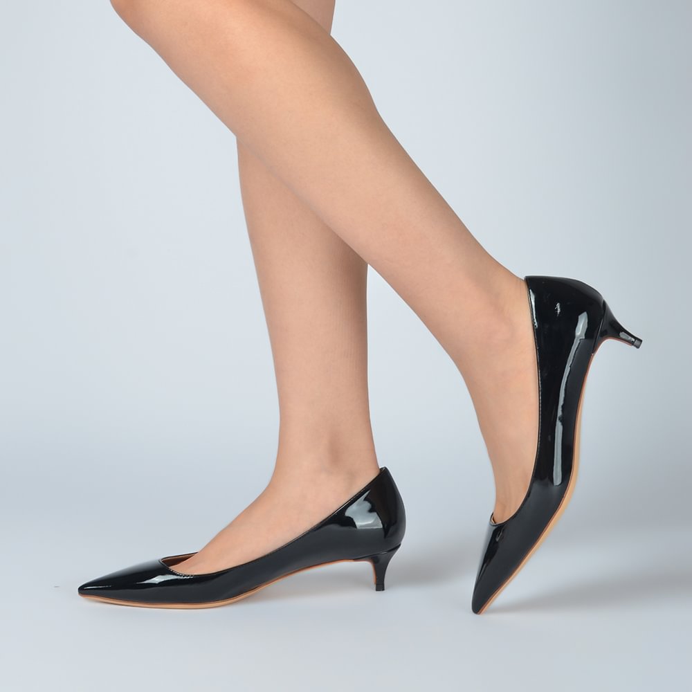 Black Kitten Heels Daily Low Pumps