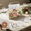 Cute for Snowman DIY Pearl Diamond Painting PU Cover Tissue Holder Kit Pearl Art Painting Decoration for Home & Gifts