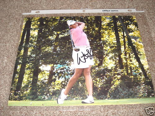 Wendy Ward SEXY LPGA Autographed Signed 8x10 Golf Photo Poster painting