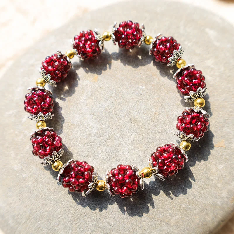 Natural Garnet Healing Bracelet