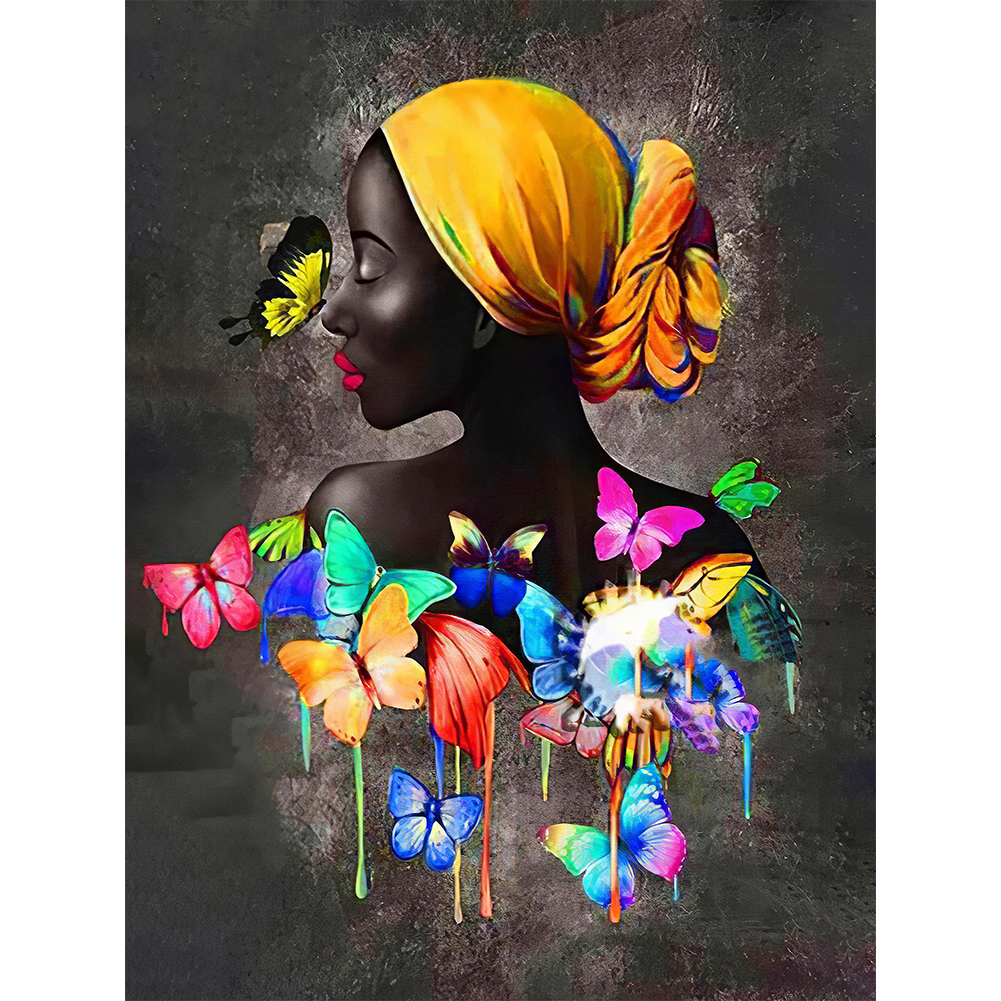 

Back Butterfly - Round Drill Diamond Painting - 30*40CM, 501 Original