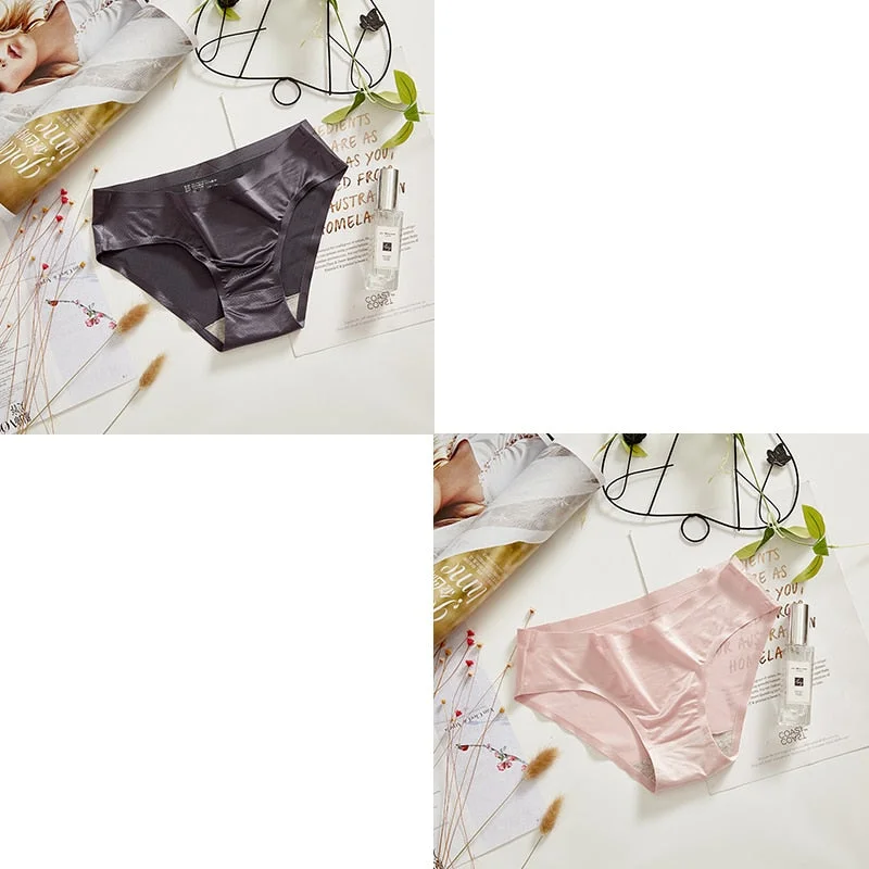 2 Pcs Sports Seamless Panties Woman Underwear Seamless Female Briefs Lingerie For Woman Underwear Wholesale New 2021 BANNIROU