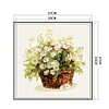 Flower-11CT Stamped Cross Stitch Kit(37*37cm)