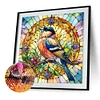Diamond Painting-DIY Full Round Drill Stained Glass Cat