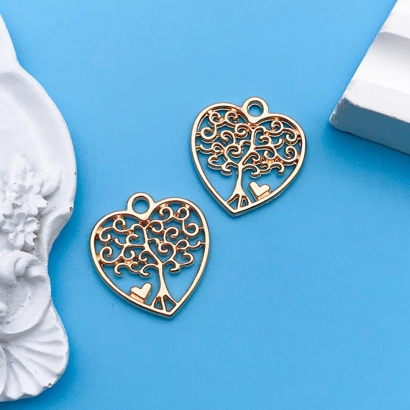 1 Piece Alloy Heart Shape Jewelry Accessories Pendant