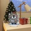 Acryl Winter Pinguin doppelseitig - 5d DIY Handwerk Ornament