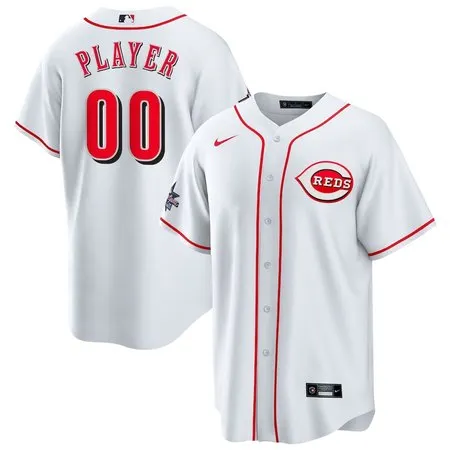 Men's Cincinnati Reds White 2025 MLB All-Star Game Home Custom Replica Jersey