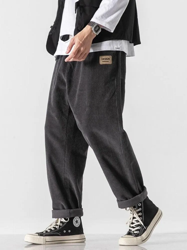 Brownm Boy Corduroy Jogger Pants