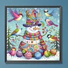 Schneemann 5d DIY Diamond Art Malerei Sets spezielle Form Teilbohrer Kunst 30x30cm