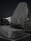 Car Front Seat Cover with Back Organizer Auto Seat Protector Auto Accessories