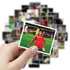 Waterproof Soccer Stickers - 50pcs Graffiti Stickers for Teens and Adults DIY Laptop Luggage Guitar and Skateboard Decoration