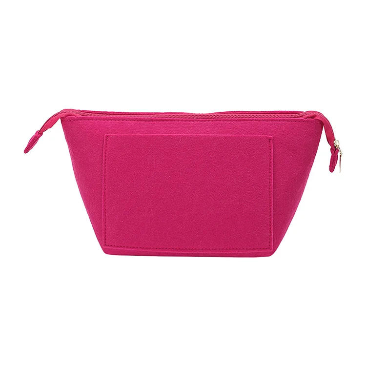Women Handbag Felt Large Tote Cosmetic Bag Organizer Bag Useful Bag Casual Pouch