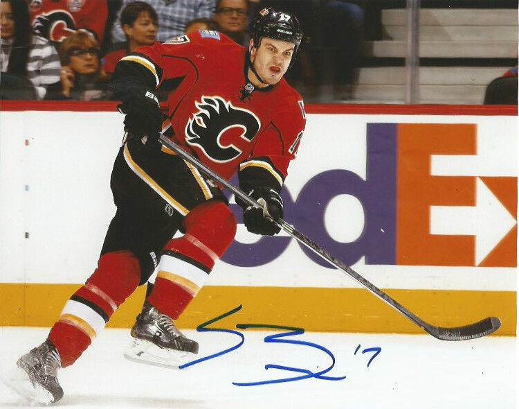 Calgary Flames Lance Bouma Autographed Signed 8x10 NHL Photo Poster painting COA E