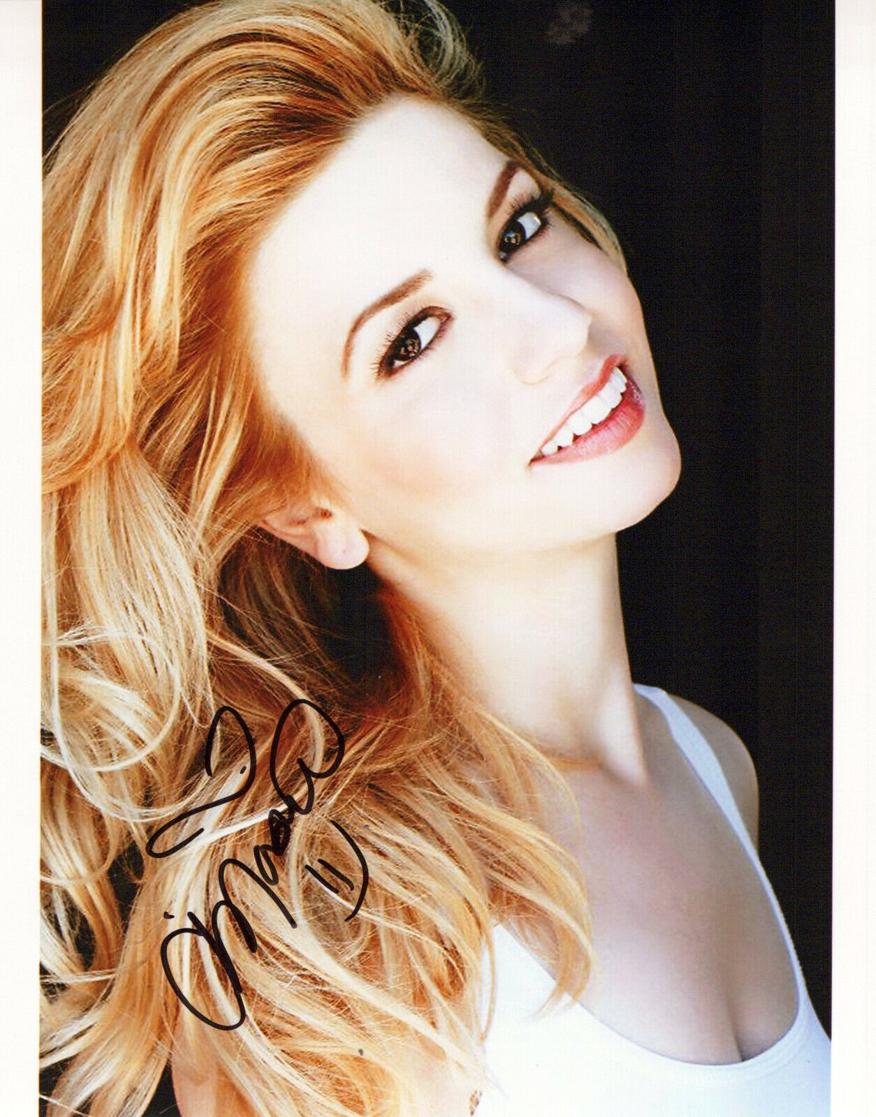 Masiela Lusha glamour shot autographed Photo Poster painting signed 8x10 #7