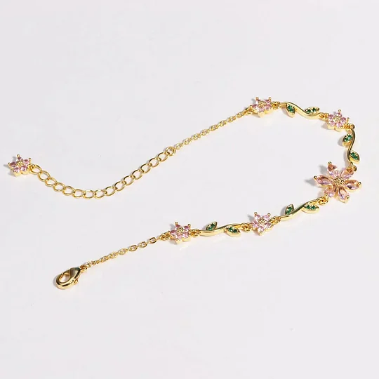 Women’s Floral Sparkle Bracelet