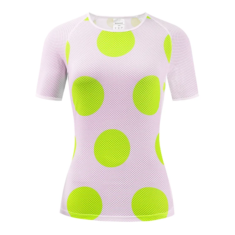 Women's Cycling Short Sleeve Jersey Mesh Breathable Tops