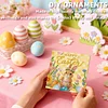 12PCS Diamond Painting Retro Easter Greeting Card Kit for Birthdays Thanksgiving & Special Occasion