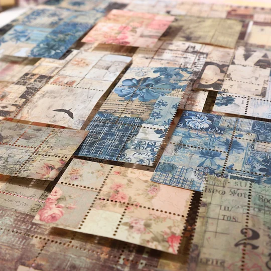 《な》コラージュ素材 journalsay-jp Material Paper&Memo Pad（no sticky）