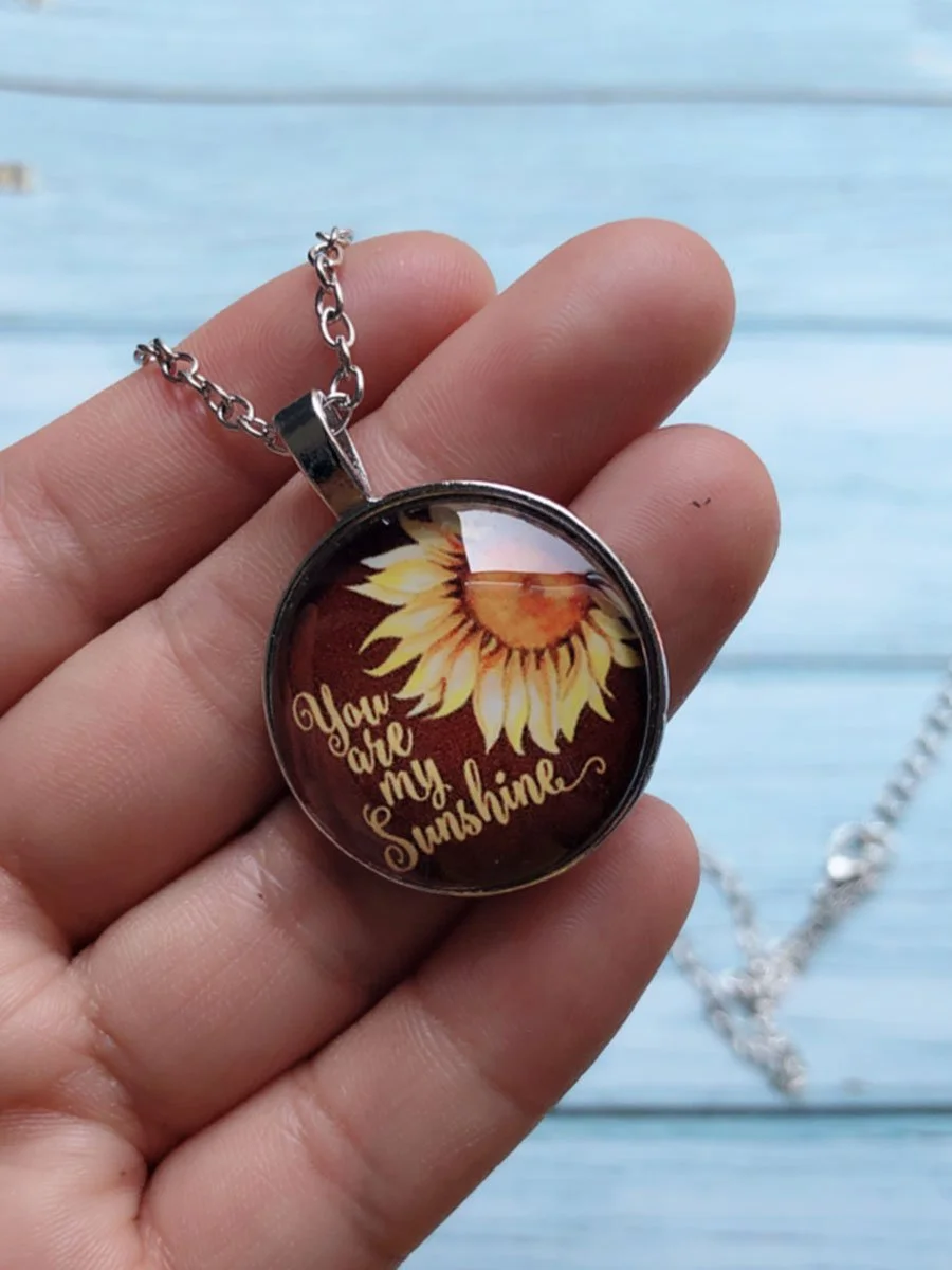 You are my sunshine Pendant Necklace