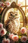 Luxury AB Velvet Diamond Painting Kit - Owl