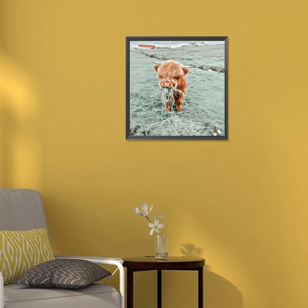 Full Round Diamond Painting 30*30cm - Calf