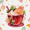 uk.everydayedeals (Limited Stock)9CT Full Stamped&nbsp;Cross Stitch - Teacup Juice (50*50CM)